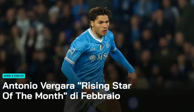 开云体育在线-官方：那不勒斯中场维尔加拉被评为意甲2月最佳U23球员