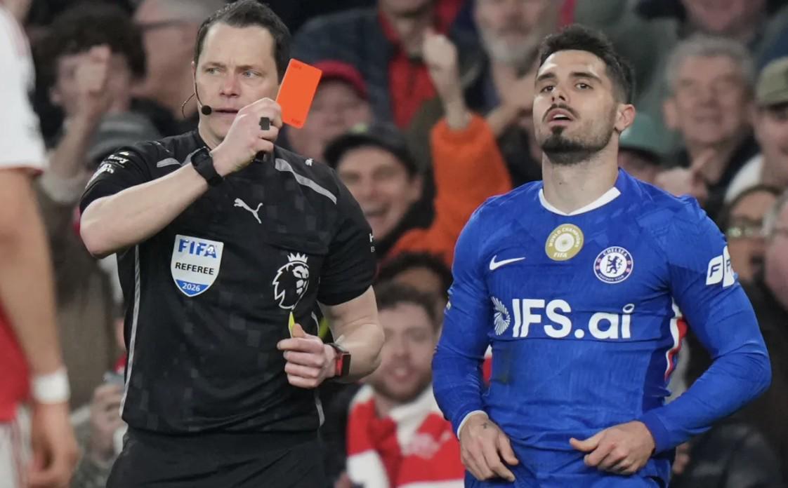 开云体育入口-红牌有影响，切尔西场均跑动距离105.7公里，为全英超最低